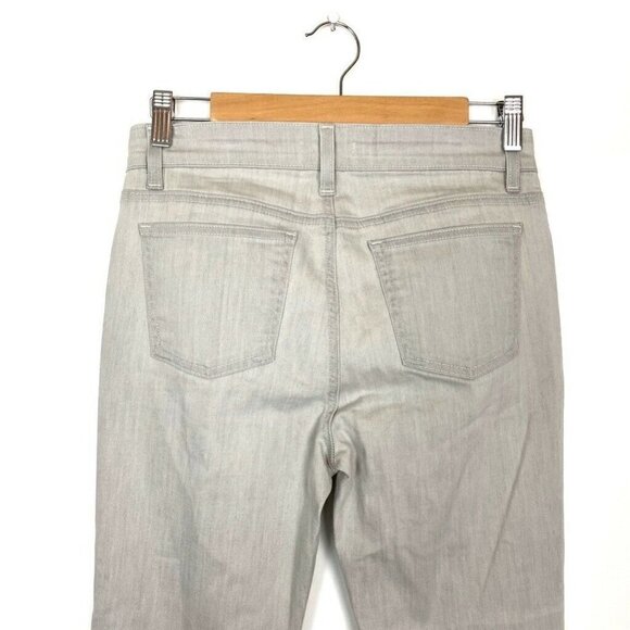 Eileen Fisher Skinny Jeans Gray Stretch Pockets 2 - Picture 5 of 8